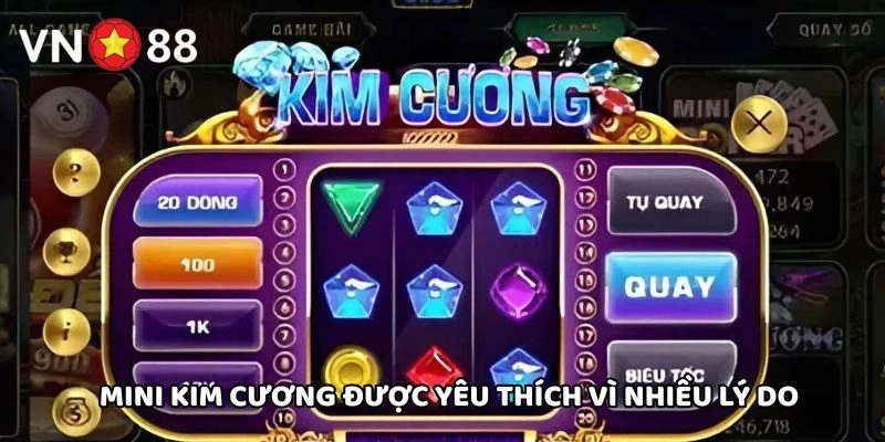 Mini Kim Cương VN88 – Game Giải Trí Hấp Dẫn Nhất 2025